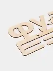 Заготовка для творчества медальница "Футбол", 44 х 12 см