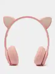 Розовый беспроводные наушники с LED-ушками Cat Ear P47m Наушники беспроводные