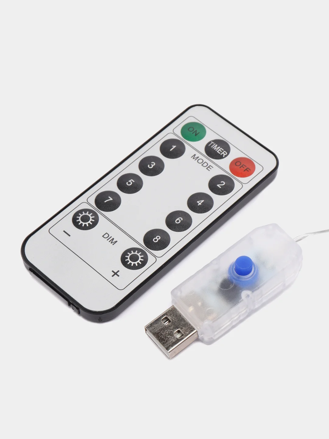 Гирлянда-штора "Занавес" светодиодная, с крючками и пультом USB