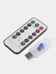 Гирлянда-штора "Занавес" светодиодная, с крючками и пультом USB
