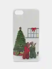 Золотой чехол iPhone 11, 12/ 12 Pro 6.1 mini, 7/ 8/ SE 2020, 5/ 5s /se 2016 с новогодним рисунком