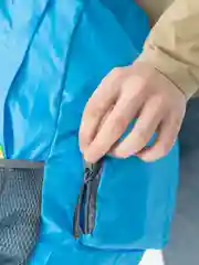 Голубой рюкзак складной