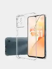 Прозрачный силиконовый чехол для Realme C31 (Реалми С31), прозрачный