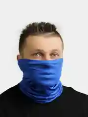 Фиолетовый легкий снуд - маска 25 х 42 см, шарф труба для защиты от ветра спорта мужской женский унисекс