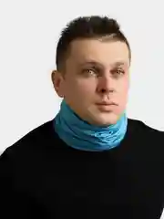 Морской легкий снуд - маска 25 х 42 см, шарф труба для защиты от ветра спорта мужской женский унисекс