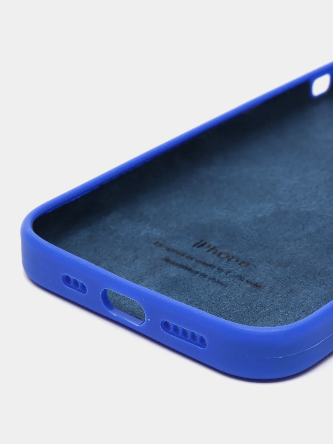 Индиго чехол iPhone, Айфон 11, 13, 14, 15, Про Макс, Pro Max, силиконовый Silicone Case