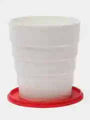 Красный складной стакан
