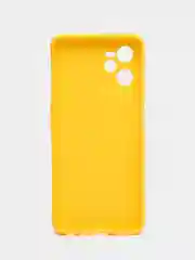 Желтый чехол силиконовый на Realme C35, матовый