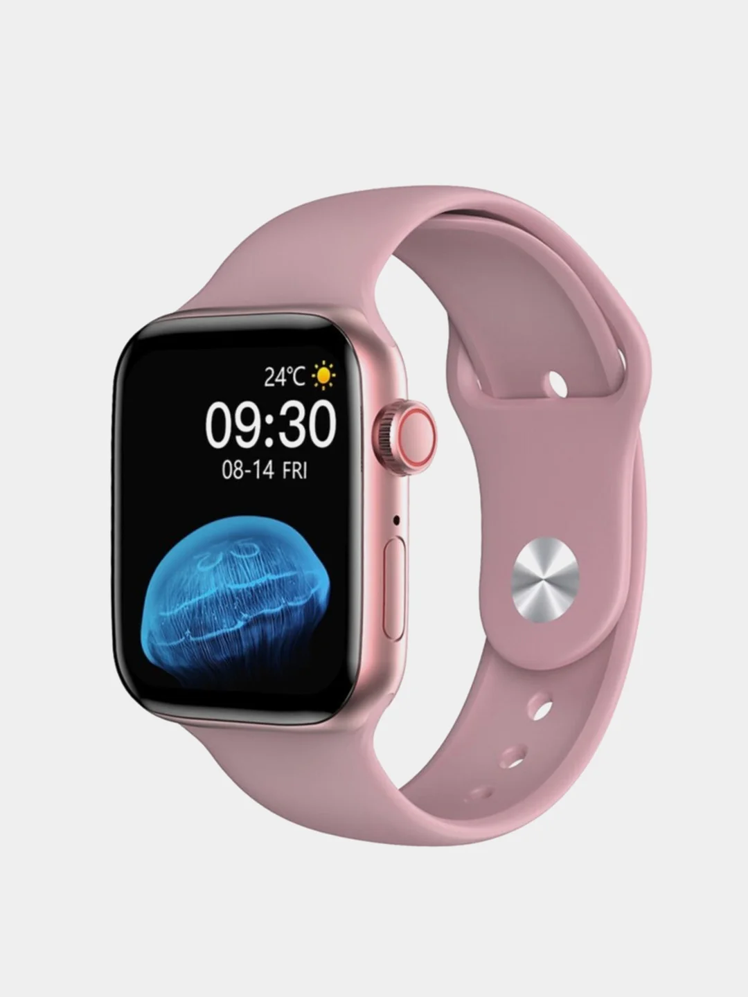 Розовый умные смарт-часы Smart Watch X7 Pro, X8 Pro, 45 мм
