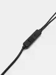 Черный проводные вакуумные наушники BM61, Jack 3,5 мм, 1,2 м, с микрофоном