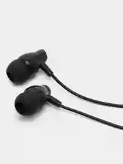 Черный проводные вакуумные наушники BM61, Jack 3,5 мм, 1,2 м, с микрофоном