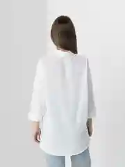 Белый женская рубашка