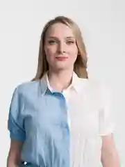 Рубашка укороченная женская