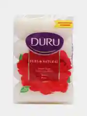 Красный мыло DURU Pure&Natural, лаванда, роза, 4 x 85 г