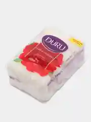 Красный мыло DURU Pure&Natural, лаванда, роза, 4 x 85 г