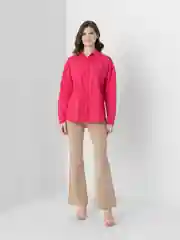 Мятный рубашка женская, оверсайз, хлопок