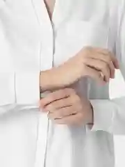 Белый рубашка женская с длинным рукавом