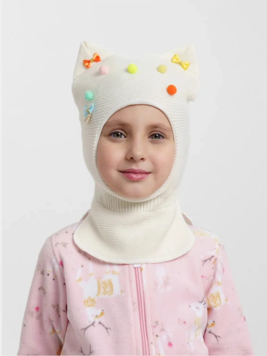 Мятный шлем детский утепленный
