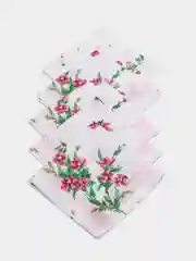 Бордовый женские носовые платки