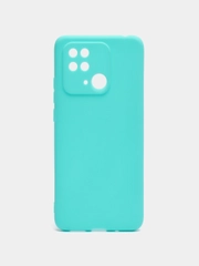 Чехол силиконовый на Xiaomi Redmi 10C, матовый, с защитой камеры