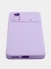 Сиреневый чехол для Xiaomi Poco X4 Pro 5G силиконовый, матовый