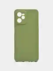 Оливковый чехол силиконовый на Realme C35, матовый