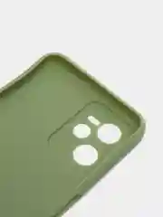 Оливковый чехол силиконовый на Realme C35, матовый