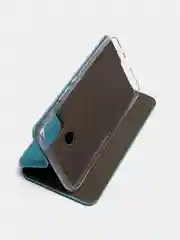 Голубой чехол-книжка Tecno Spark 7