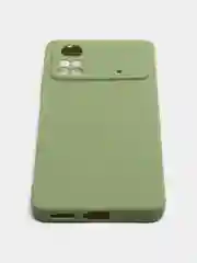 Оливковый чехол для Xiaomi Poco X4 Pro 5G силиконовый, матовый
