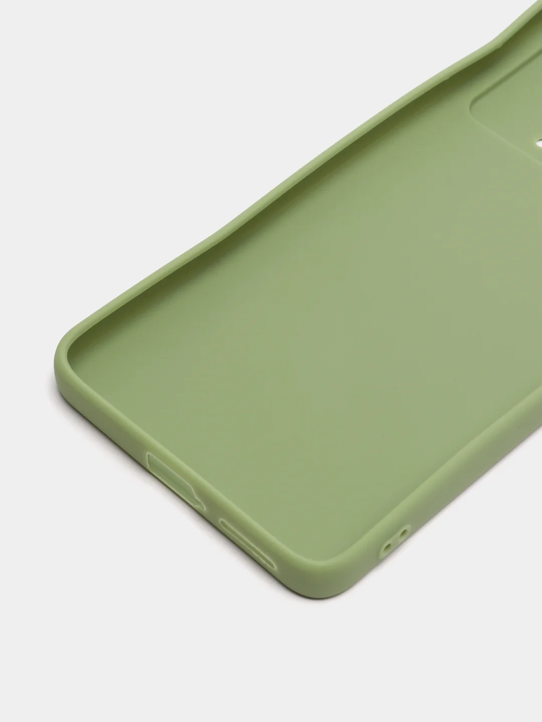 Оливковый чехол для Xiaomi Poco X4 Pro 5G силиконовый, матовый