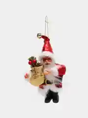 Золотой украшение новогоднее "Санта Клаус"