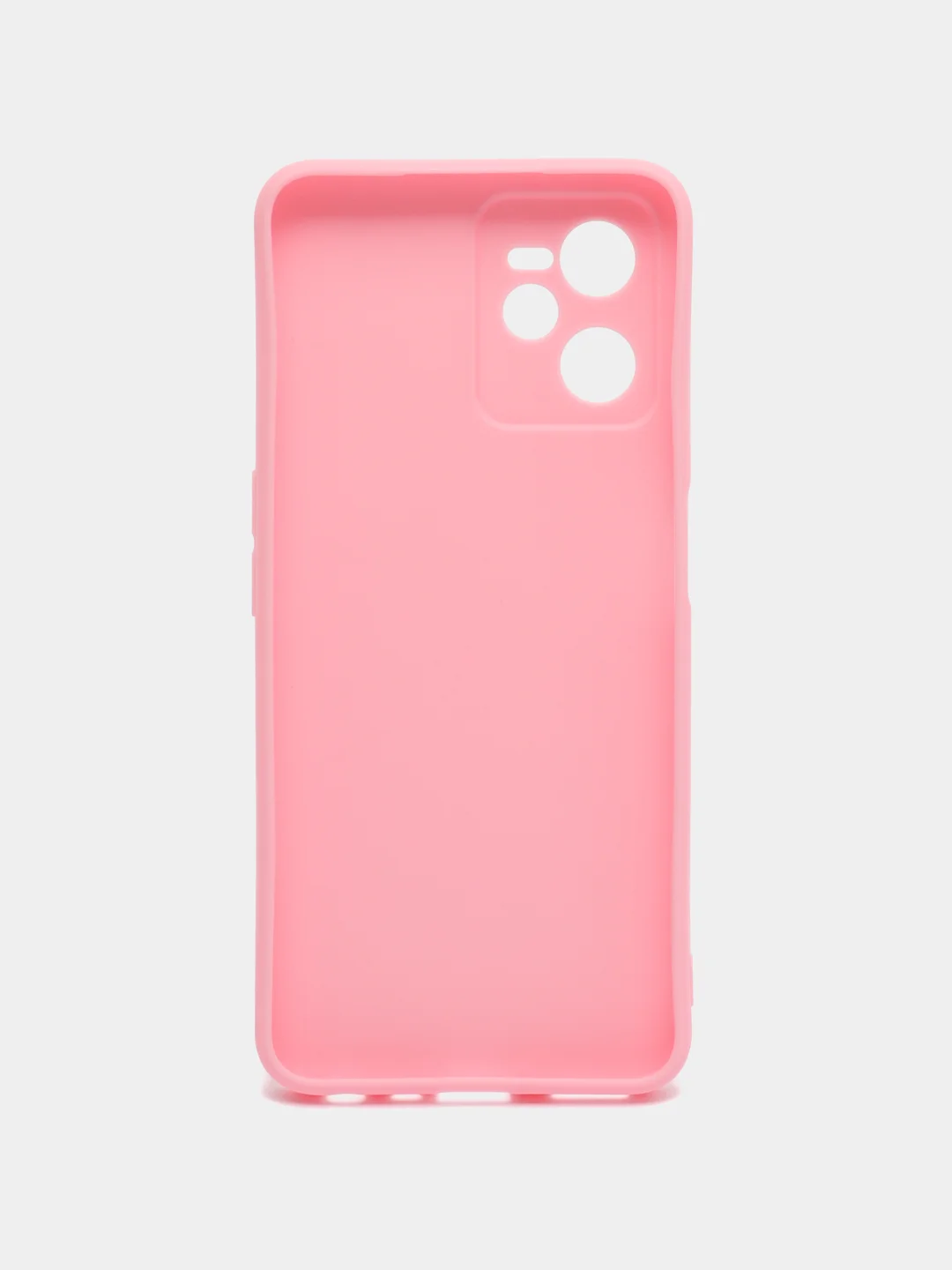 Розовый чехол силиконовый на Realme C35, матовый