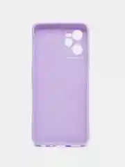 Сиреневый чехол силиконовый на Realme C35, матовый