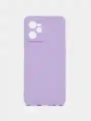 Сиреневый чехол силиконовый на Realme C35, матовый