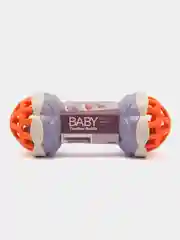 Лавандовый игрушка погремушка двухсторонняя, гантеля, 0+