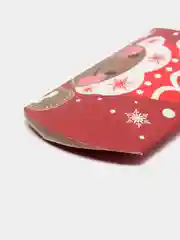 Красный подарочный конверт новогодний
