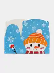 Голубой коробка складная, для конфет, новогодняя, подарочная