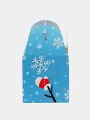Голубой коробка складная, для конфет, новогодняя, подарочная