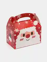 Красный коробка складная, для конфет, новогодняя, подарочная
