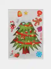 Зеленый наклейки для интерьера,  новогодние наклейки на окно