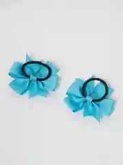 Голубой бантики резинки для волос детские "Bows", бантики для девочек, 2 штуки
