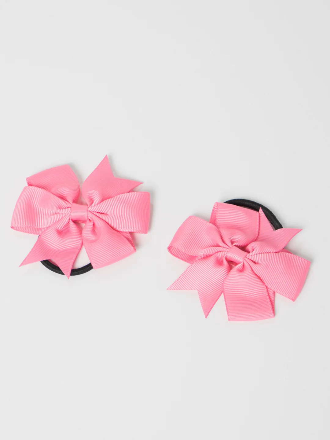 Розовый бантики резинки для волос детские "Bows", бантики для девочек, 2 штуки