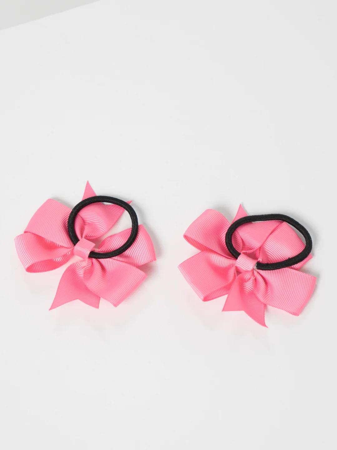 Розовый бантики резинки для волос детские "Bows", бантики для девочек, 2 штуки
