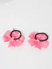 Розовый бантики резинки для волос детские "Bows", бантики для девочек, 2 штуки