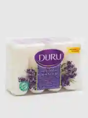 Мыло DURU Pure&Natural, лаванда, роза, 4 x 85 г