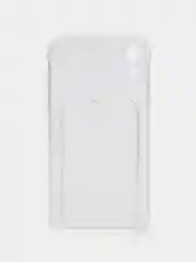 Чехол с карманом для карт iPhone XR 11 12 13 14 Pro Max ХР 7 8 + прозрачный силиконовый