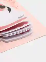 Фуксия блок закладок самоклеящийся, канцелярский, пастельный