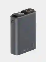 Серый внешний аккумулятор Olmio QS-10, 10000 mAh, с быстрой зарядкой 18W