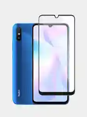 Защитное стекло для Xiaomi Redmi 9A ( Редми 9А) / Redmi 9C, с черной рамкой