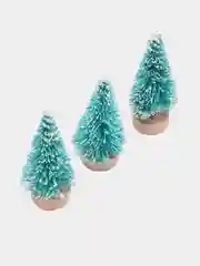 Мини елочки, 4,2*2,2 см, фасовка по 3 штуки